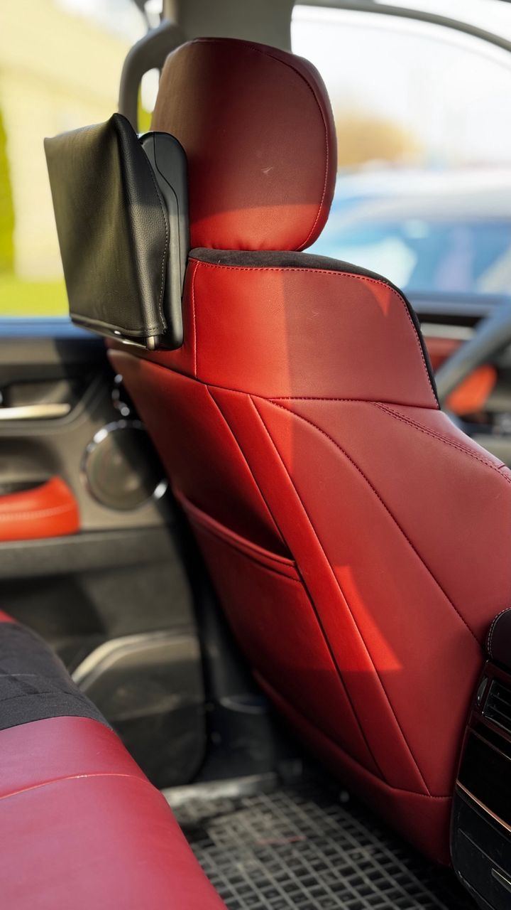 Перетяжка сидений Lexus LX570, экокожа и алькантара, AUTOBEST STUDIO Бишкек